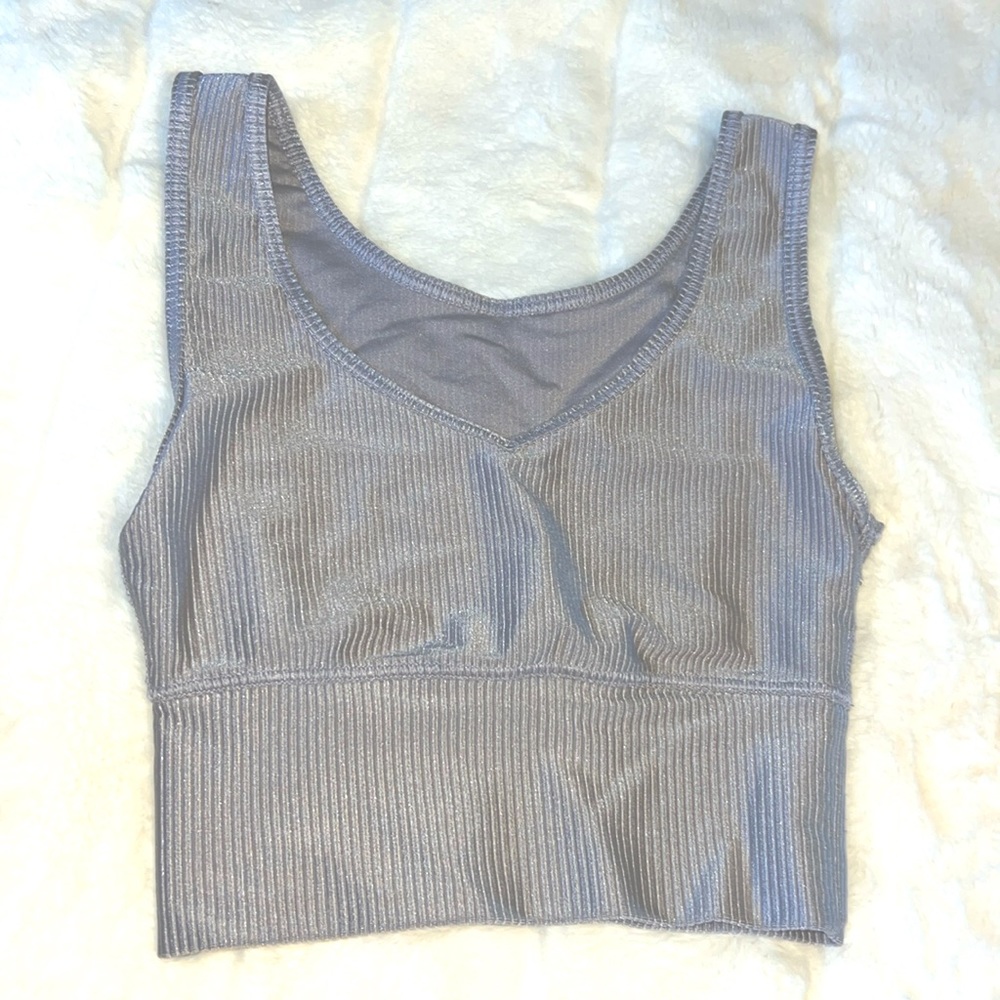 Cute purple crop top